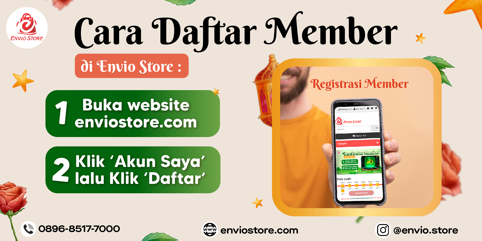 Cara Daftar Member